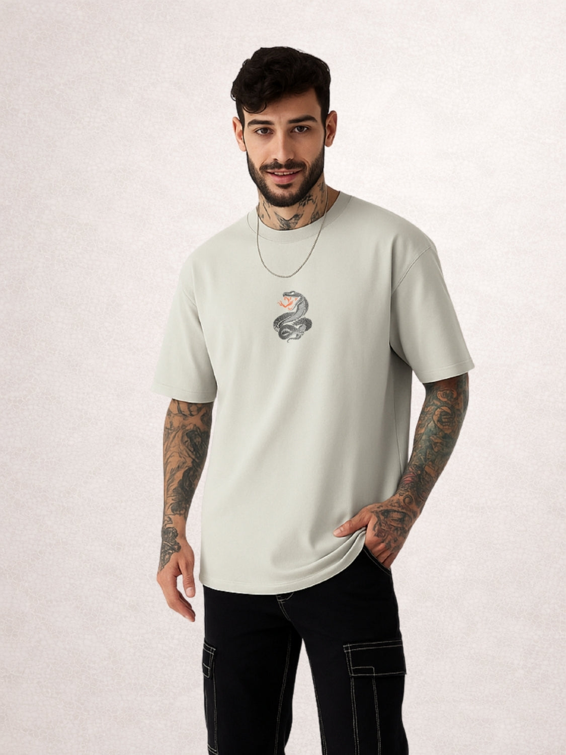 Zwuri Men | Vipers - Concrete Jungle Oversized T-Shirt