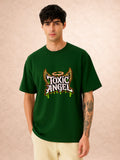 Zwuri Men | Toxic Angel - Jungle Vibe Oversized T-Shirt