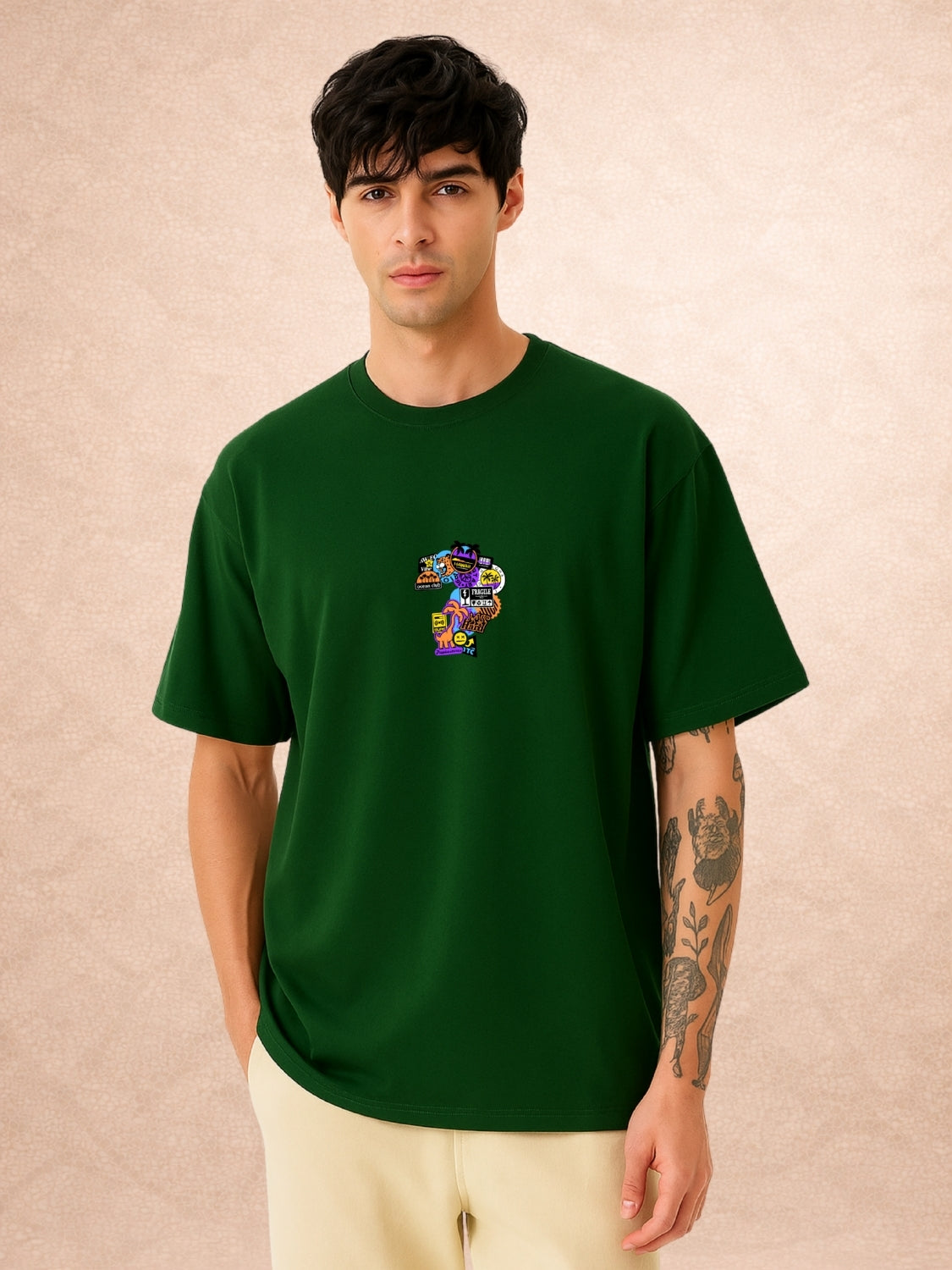 Zwuri Men | Aloha - Jungle Vibe Oversized T-Shirt