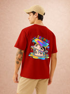 Zwuri Men | Dripping - Cherry Bomb Oversized T-Shirt